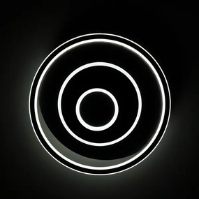 BRILAGI - plafonieră LED dimmabilă IRIS LED/83W/230V 46x50 cm neagră + telecomandă