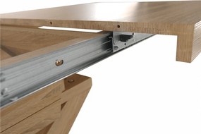 Masă dining,  stejar, 160-200x90 cm, BONET NEW TIP 2