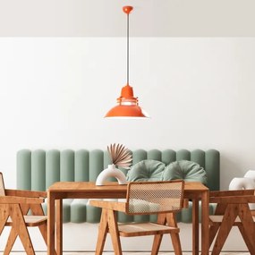 Lustră TIBET pe cablu 1xE27/40W/230V, portocalie