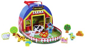 Meu din lemn FERMĂ în trunchiul