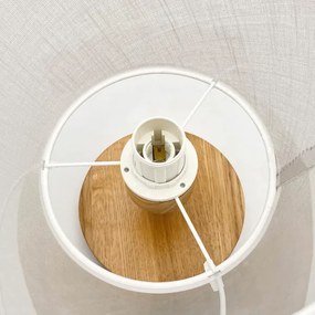 Lustră aplicată Brilagi ANTHONY 1xE14/60W/230V stejar/alb