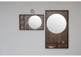 Panou de agățat diverse maro din lemn de stejar 60x100x11,5 cm Show Me – Mette Ditmer Denmark