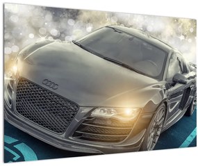 Tablou cu Audi - gri (90x60 cm)
