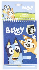 Bluey Bingo set de răzuire și colorare