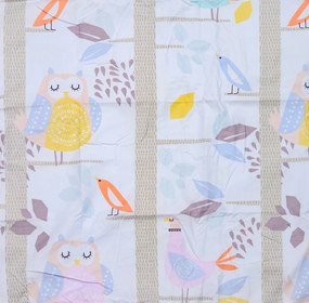 Lenjerie de pat din microfibra colorata OWL Dimensiune lenjerie de pat: 2 buc 80 x 80 cm | 200 x 220 cm