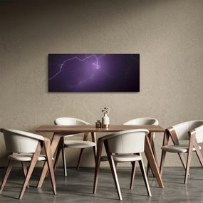 Tabloul cu fulger pe cer (120x50 cm)
