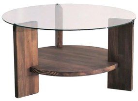 Masuta de cafea Mondo, Nuc, 75x40x75 cm