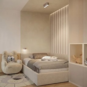Sollux SL.2619 - Aplică de perete AURA 1xGX53/10W/230V taupe