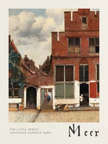 Artă imprimată The Little Street - Johannes Vermeer, (30 x 40 cm)