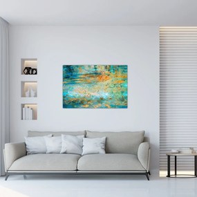 Tablou - Abstract albastru (90x60 cm)