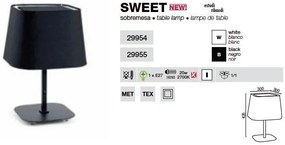 Veioza, lampa de masa Sweet 29955