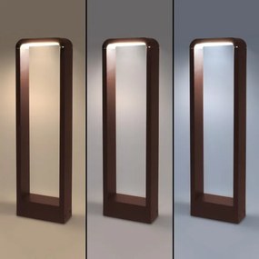 Brilagi - Lampă LED de exterior BARI, 7W, 230V, 3000/4000/6000K, maro, IP54, 50 cm