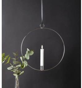 Decorațiune luminoasă argintie Flamme Ring – Star Trading