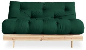 Canapea variabilă Karup Design Roots Raw/Forest Green