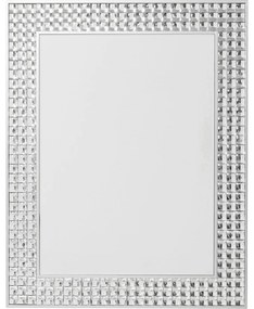 Oglinda perete Crystals argintiu 80x100cm