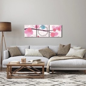 Tablou - Timpul de iubire (cu ceas) (90x30 cm)