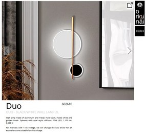 Aplica de perete LED design modern Duo