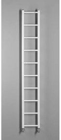 Radiator de baie Sapho DINA, 282 W, 25 x 168 cm, alb