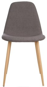 SET 4x scaun de sufragerie ROKA gri-deschis