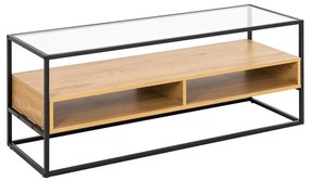 Comodă de televizor ZEIN stejar/negru