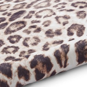 Covor maro/bej 155x130 cm Faux Leopard - Think Rugs