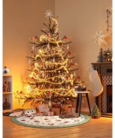 Covor verde rotund din amestec de bumbac ø 160 cm cu model de Crăciun Toy's Delight Green Christmas – Villeroy&amp;Boch