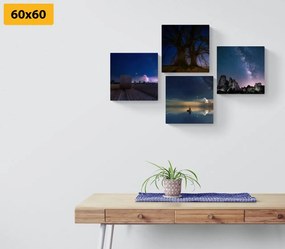Set tablouri natura misterioasă de noapte