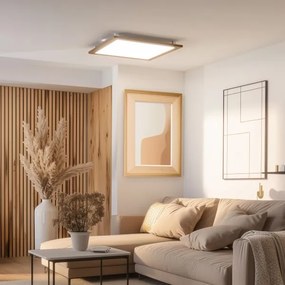 Plafonieră LED Brilagi SLIMFRAME WOOD LED/58W/230V 64x64 cm maro