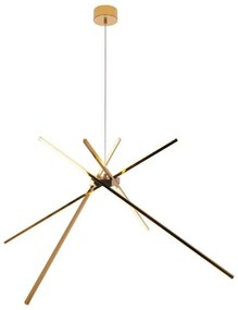 Lustra LED suspendata design modern SPIDER aurie