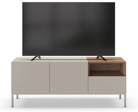 Comodă TV crem 140x55 cm Cailin – Marckeric