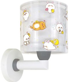 Dalber 41769E - Aplica de perete pentru copii KAWAII FRIENDS 1xE27/15W/230V gri