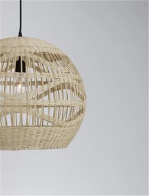Lustra / Pendul modern design natural ratan MARLO D-48,5cm