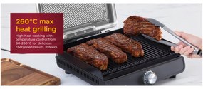 Gratar electric Ninja GR101EU, 1450W, 28x37 cm, Incalzire rapida, 60-260°C, 2 placi, Negru