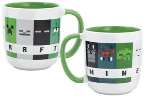 Minecraft Elite cană de porțelan 380 ml (13 oz) în cutie cadou