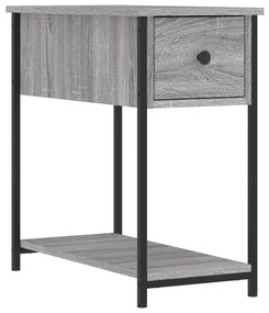 826059 vidaXL Noptieră, gri sonoma, 30x60x60 cm, lemn prelucrat