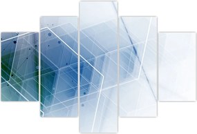 Tablou - Figuri geometrice (150x105 cm)