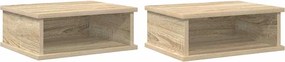 vidaXL Noptieră 2 pcs Stejar Sonoma 40 x 31 x 15 cm Lemn compozit