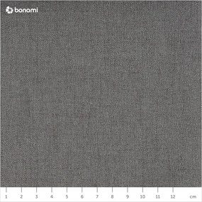 Pat matrimonial gri tapițat cu spațiu de depozitare cu somieră 160x200 cm Mattis – Meise Möbel