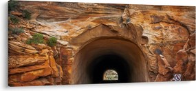 Tablou - tunel în stâncă (120x50 cm)