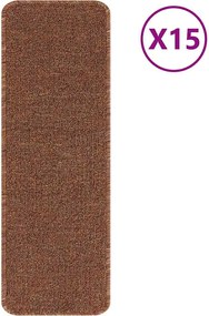 vidaXL Tălpici Antiderapante pentru Trepte 15 pcs Galben 60 x 25 cm PP
