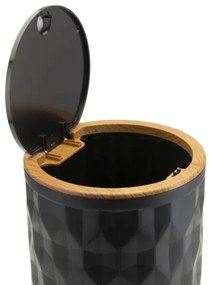 Set de baie REINA 5 buc. negru/maro