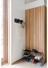 Cuier de perete negru din plastic Sticks – Umbra