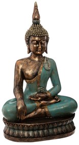Figurina Buddha, decorațiune din polirasină, înălțime 72,5 cm
