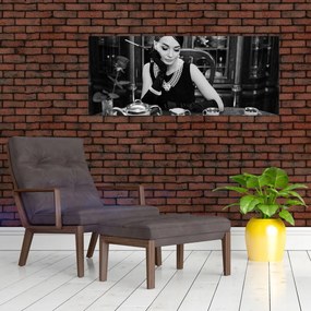 Tablou cu femeie (120x50 cm)