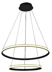 Lustră LED dimabilă pe cablu LED/75W/230V 3000-6500K + telecomandă