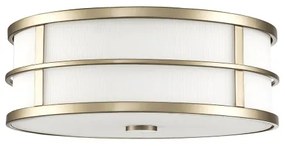 Feiss FE-FUSION-F-PNBR - Plafonieră FUSION, 3xE27/40W/230V, Ø 34,3 cm, aurie