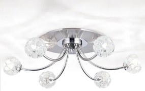 Lustra aplicata design modern de lux Maderno 6L crom