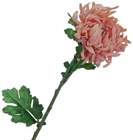 Crizantema artificiala Delia 70cm, Roz