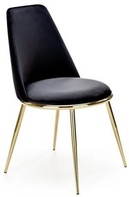 Scaun de bucaterie Louis, negru