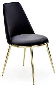 Scaun de bucaterie Louis, negru